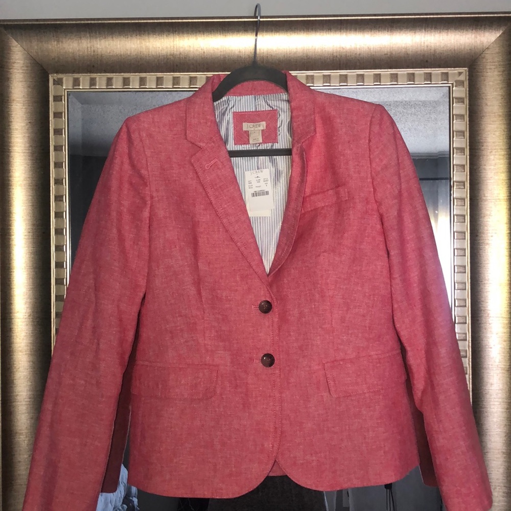 J•Crew heather pink blazer 🌸